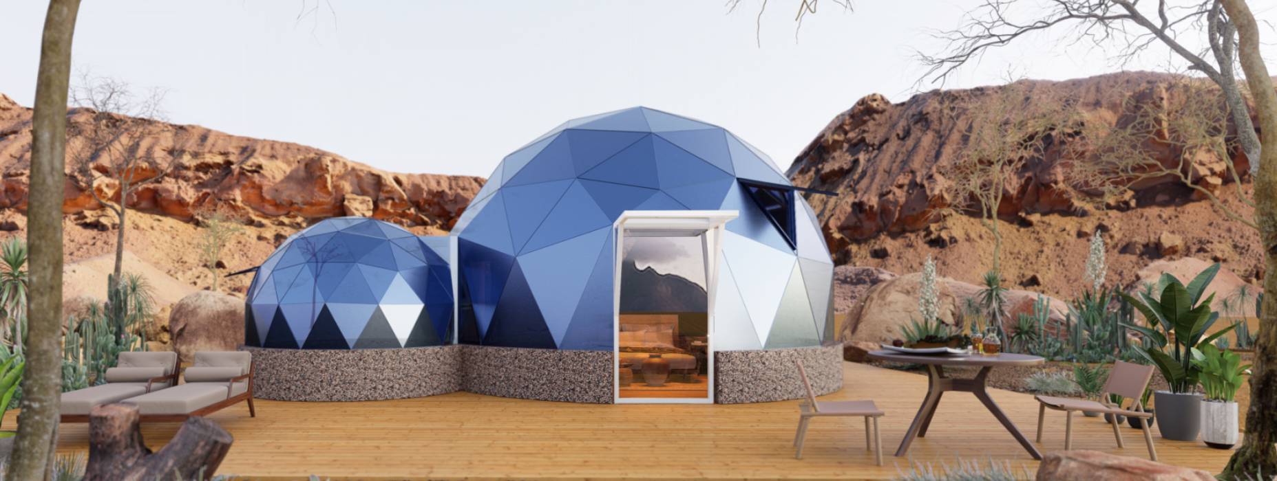 睢阳区球形智能光伏玻璃星空房